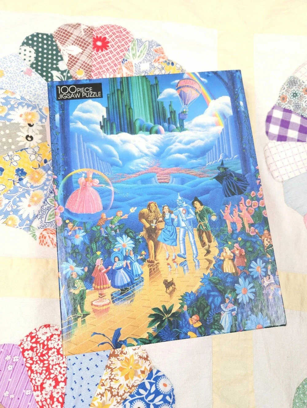 Wizard Of Oz SEALED Melanie Taylor Kent Golden 100 Piece Jigsaw Puzzle Rare 1989